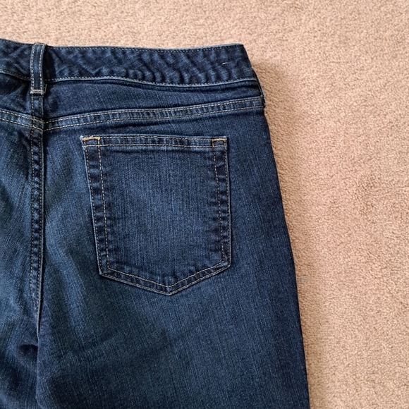 Eddie Bauer Jeans Womens 10 Blue Denim Slim Fit Mid Rise - Picture 12 of 13